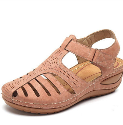Dame Åndbare Komfort-Sandaler med justerbar rem og ergonomisk fodseng Stilla
