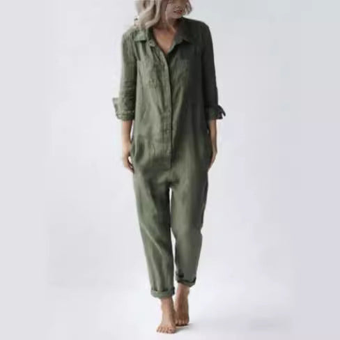 Dame Komfortabel Casual Overall Stilla