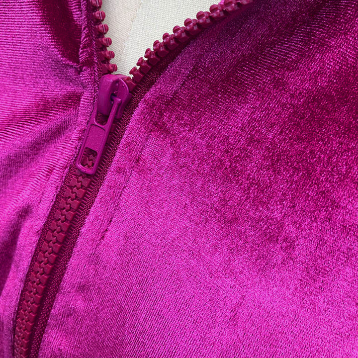 Damer sporty velour joggingdragt med høj talje Stilla