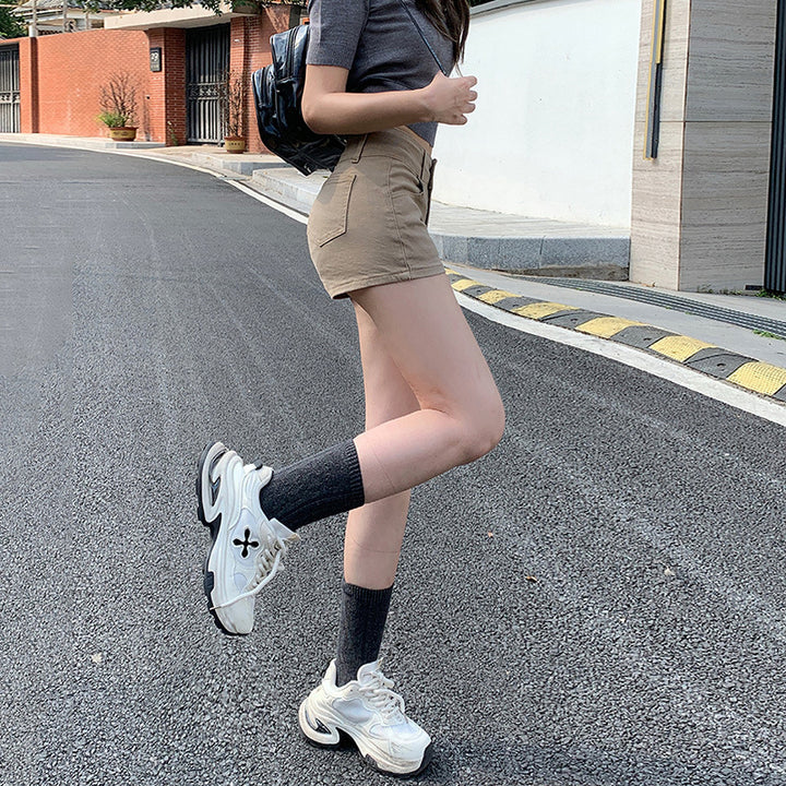 Dame Skræddersyede Denim Shorts Stilla