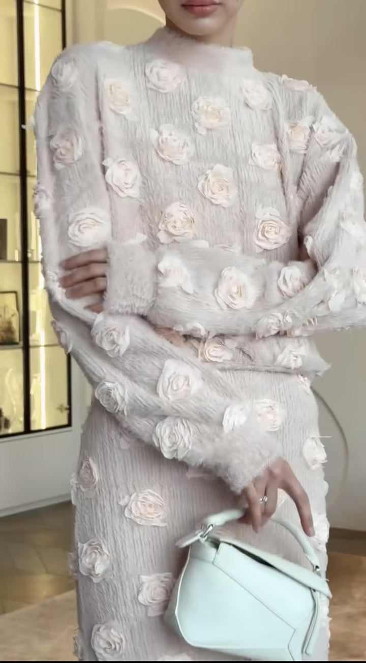 Dame Elegant broderet Maxikjole Skovae