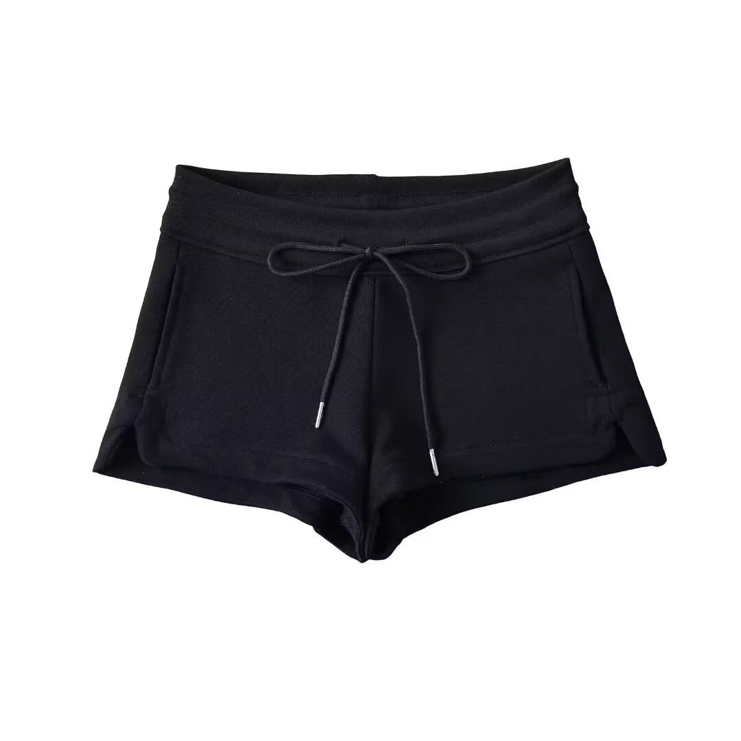 Dame Sporty Sweatshorts med justerbar snøre og sidelommer Stilla