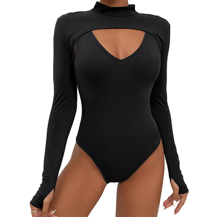 Femme Cut-Out Detail Langærmet Body Stilla