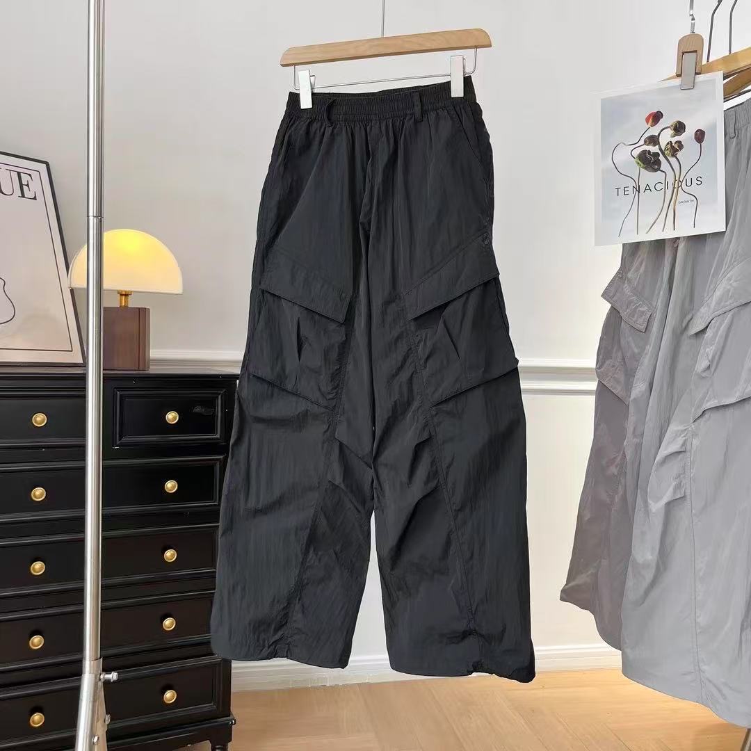 Kvinders multifunktionelle cargo bukser med elastisk talje og praktiske lommer Stilla