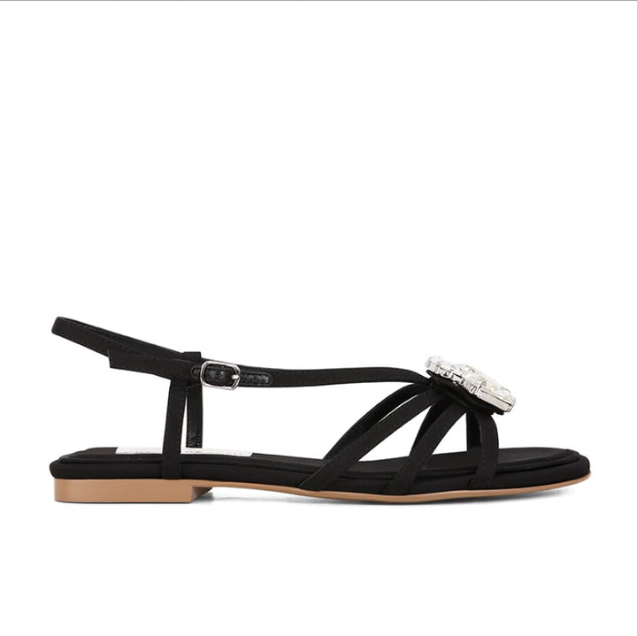 Dame Sling-sandaler med glitrende dekor og elegant rem Stilla