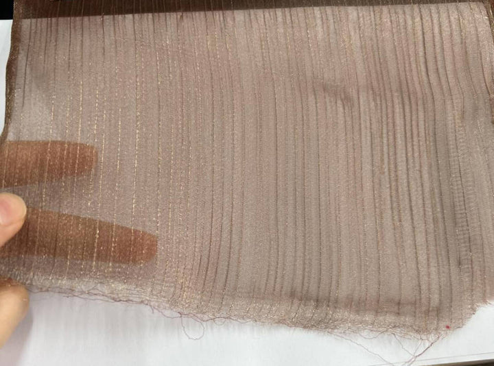 Dame Transparent Bluse med raffinerede rüscher og dekorerende Bindebånd Stilla