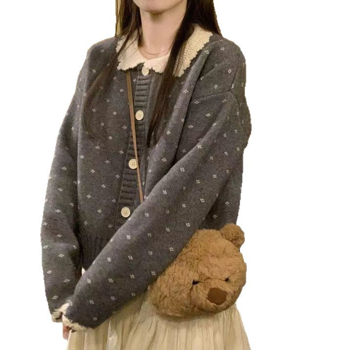Kvinder Cozy Cardigan med Krave Stilla