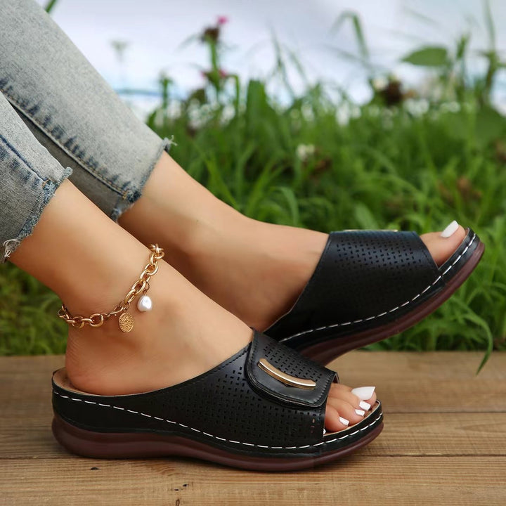 Dame Åbne Komfort-Sandaler med Åndbart Design og Ergonomisk Sål Stilla