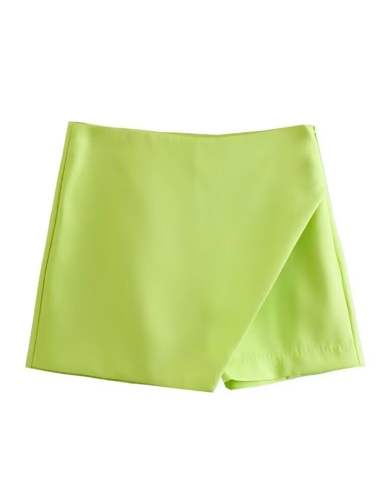 Dame mode wrap shorts lavet af højkvalitets, elastisk materiale Skovae