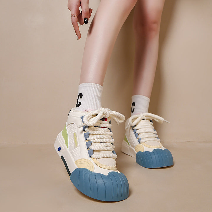Dame High-Top Sneakers med moderne design og slidstærkt overmateriale Stilla