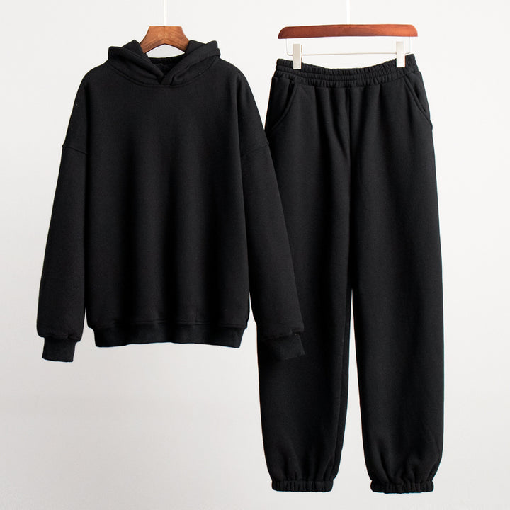 Kvindernes sporty hoodie og joggingbukser sæt Stilla