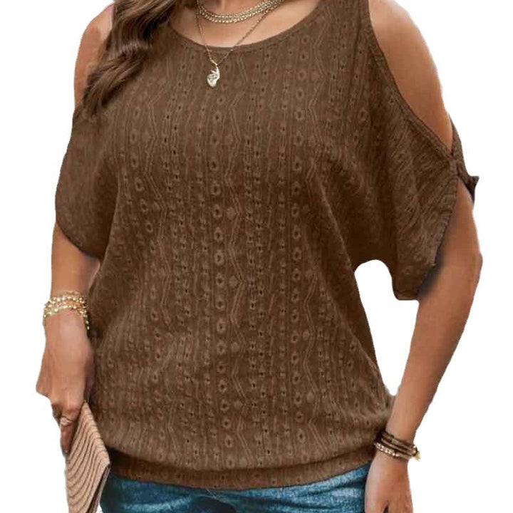 Dame Off-Shoulder Top med raffinerede ruffle detaljer Stilla