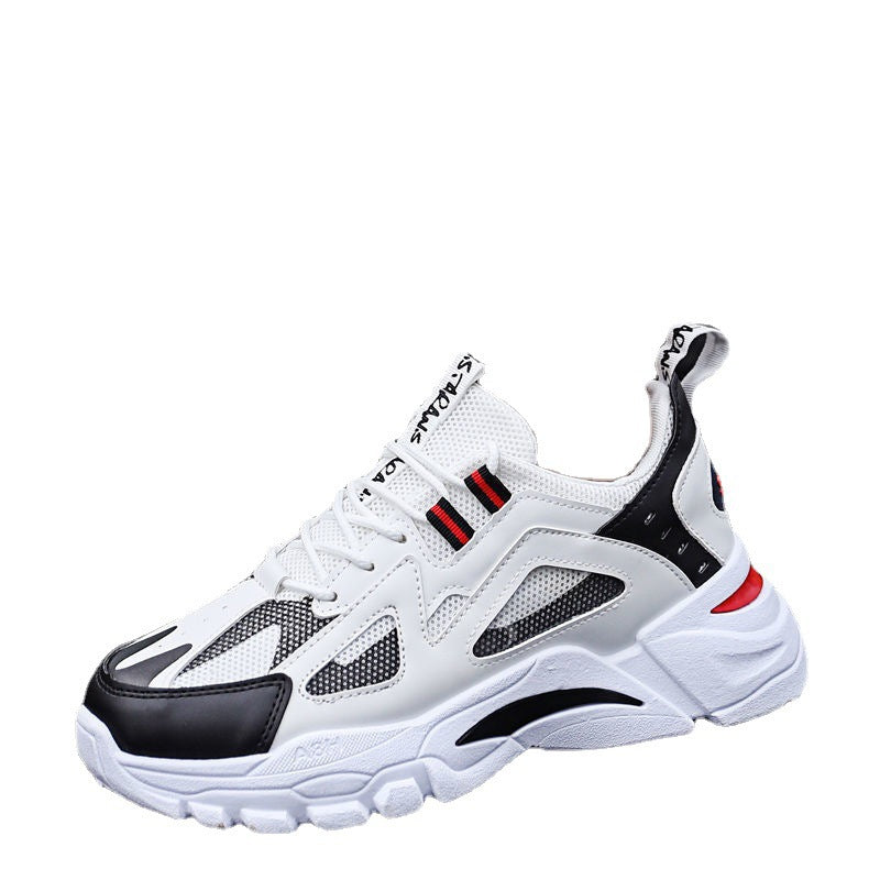 Herrer Sporty fritids sneakers med åndbart mesh-overflade og støddæmpende sål Stilla