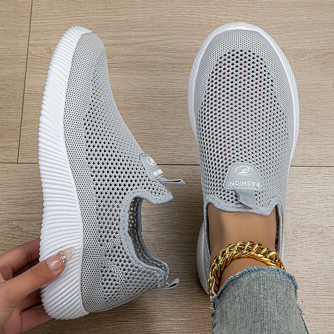 Dame Åndbare Mesh Slip-On Sneakers Stilla