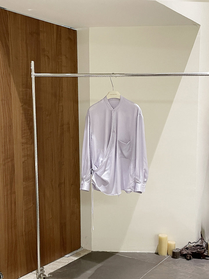 Damebluse med innovativt draperet design og fine detaljer Stilla