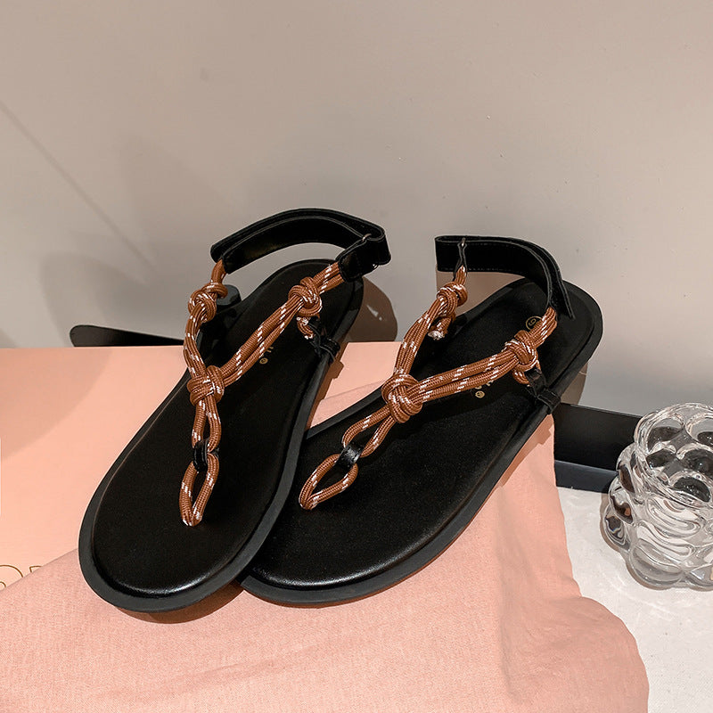 Dame Sandaler med glitrende strasspynt og komfortabel indersål Stilla