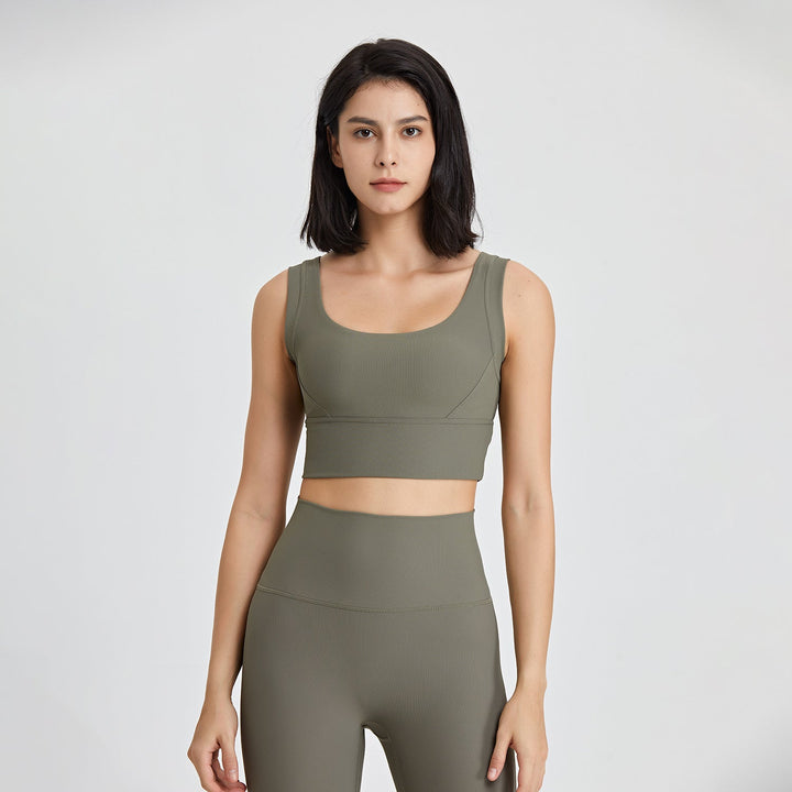 Stilla | Strength Nude Feel Yoga Bra Beauty Back Push up Fitness Vest Til Kvinder