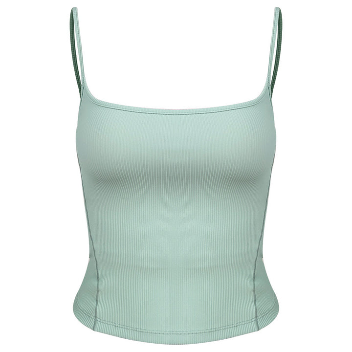 Dame Sporty Crop-Top med elegant Racerback-design og højelastisk materiale Stilla