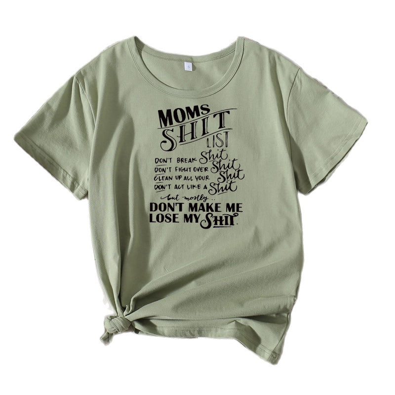 Kvinder Humoristisk Grafik Udsagn T-shirt Stilla