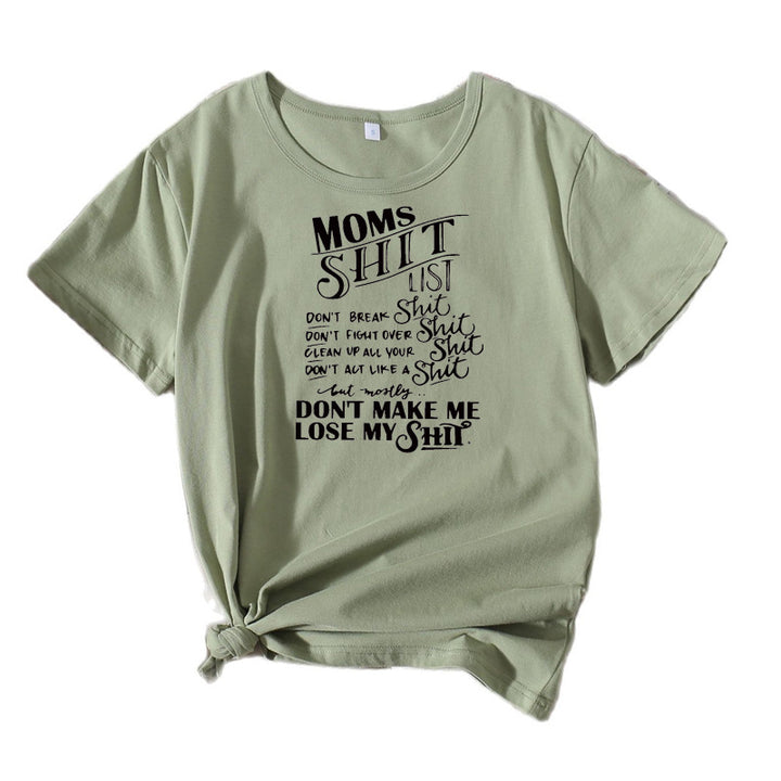 Kvinder Humoristisk Grafik Udsagn T-shirt Stilla