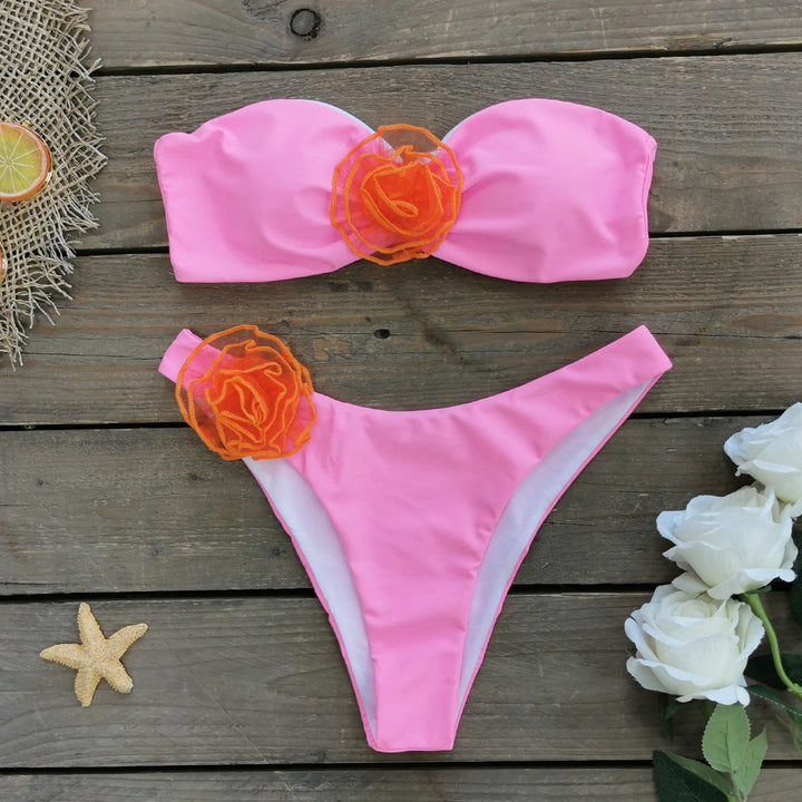 Dame bikini-sæt med blomsterdesign Stilla
