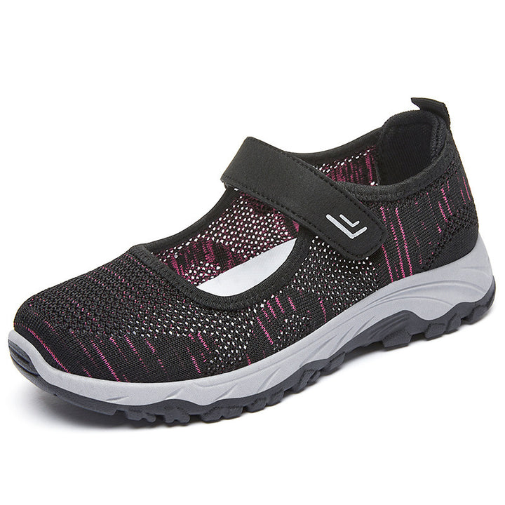 Dame Sportslige Mary Jane Sneakers med åndbart overmateriale Stilla