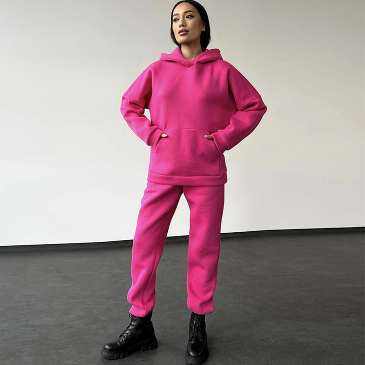 Dame Comfort-Wellness-Hoodie-Sæt Stilla