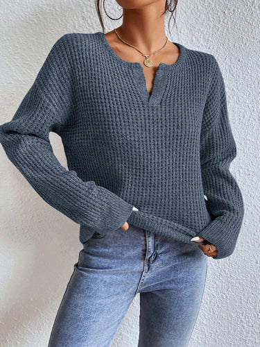 Femme Struktureret Langærmet Pullover-Sweater Stilla