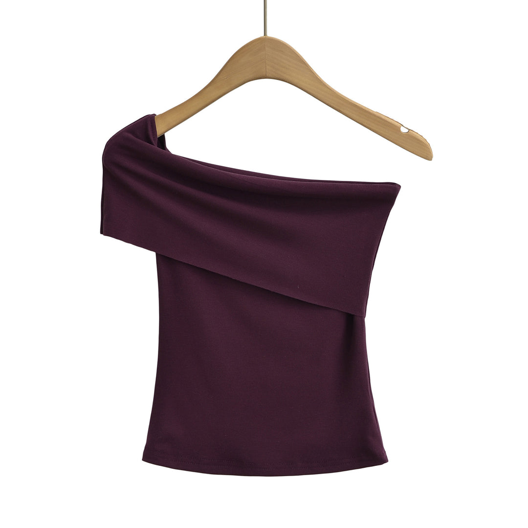Dame Off-Shoulder Top med raffineret Drapé-design Stilla