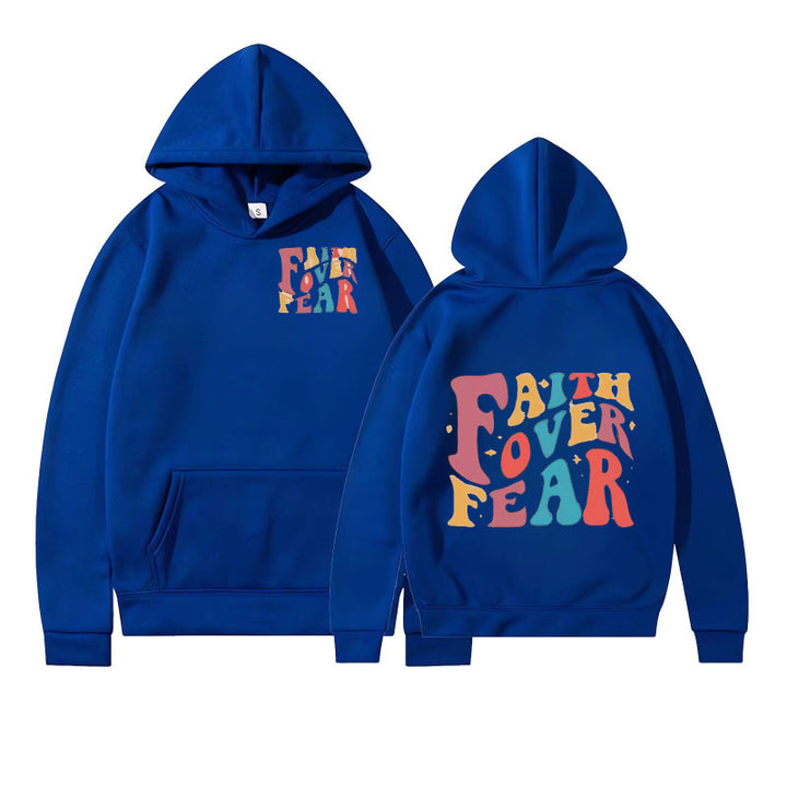 Kvinder hoodie med kreativ tekst og blødt indre fleece Skovae