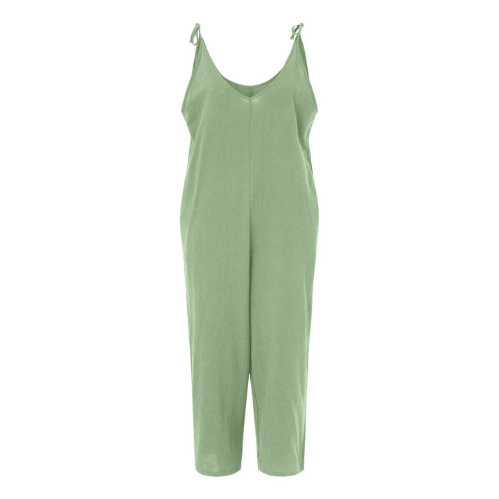 Dame Fritids Spaghetti-strop Jumpsuit Stilla