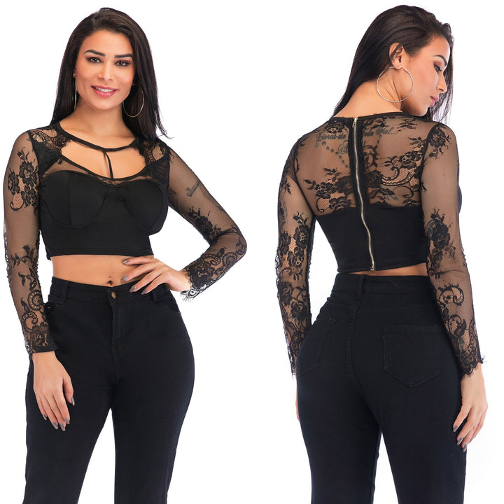 Dame Spids Crop Top Stilla