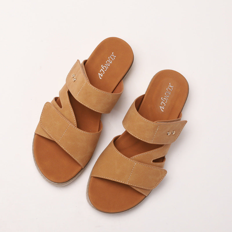 Dame Komfortable Sandaler med justerbare stropper og anatomisk fodseng Stilla