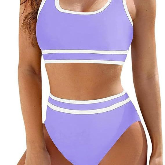 Dame Sportives Bikini sæt med høj talje Skovae