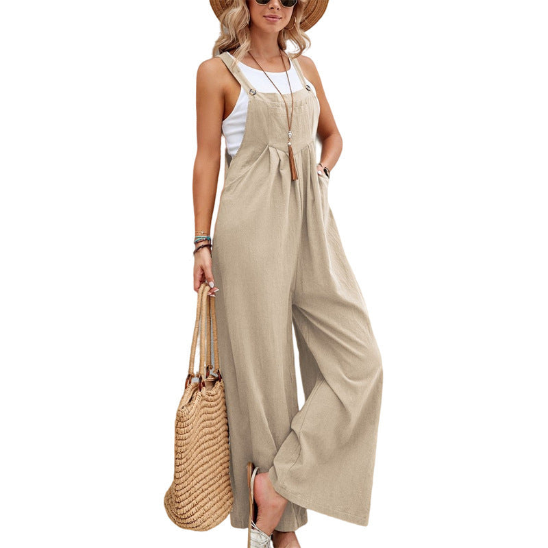 Damer Casual Overall i Boho-stil Stilla