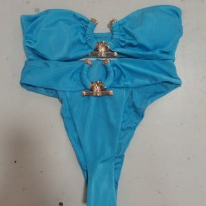 Dame bikini-sæt med raffineret stropdesign og moderigtige dekorationer Stilla