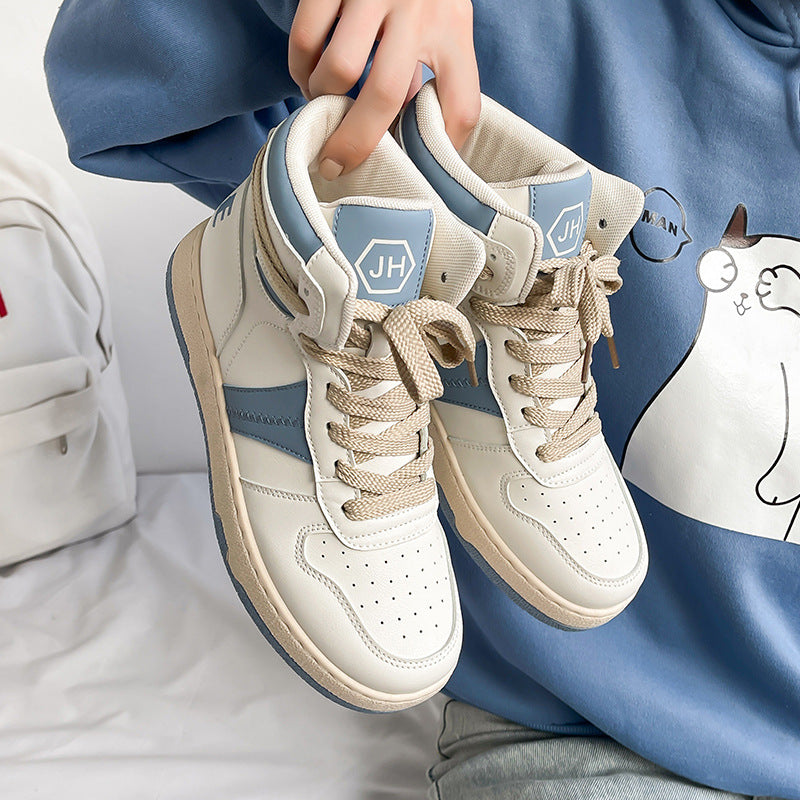 Dame High-Top Sneakers med åndbart overmateriale og dæmpende sål Stilla