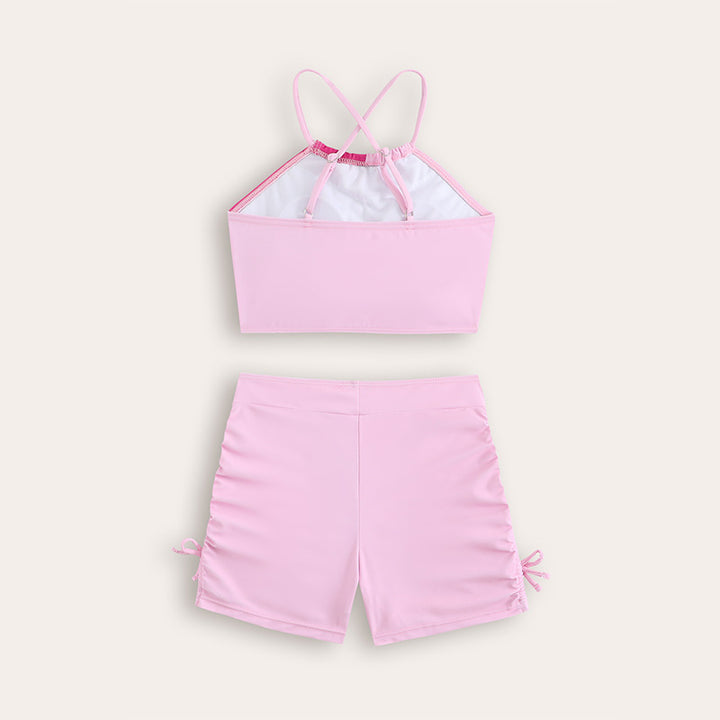 Dame Sporty Bikini-sæt med moderigtigt farveblok-design og top med cut-out Stilla