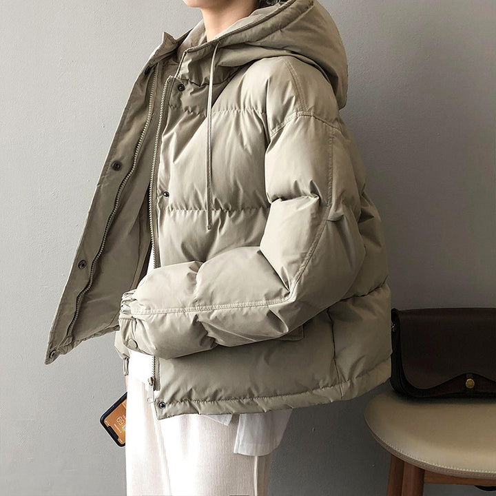 Dame quilted jacket med hætte og praktiske lommer Stilla