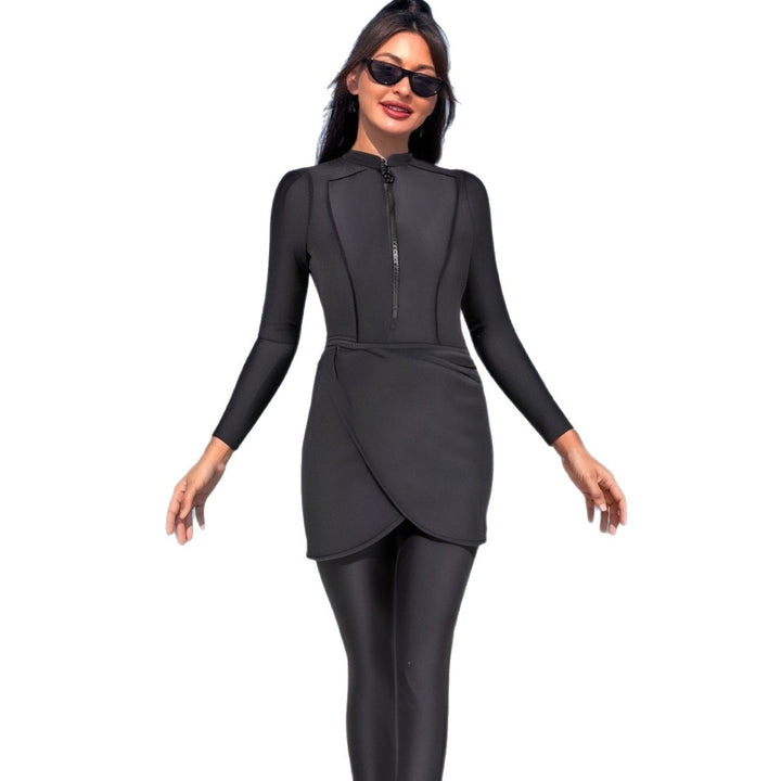Dame Stylish Surfdragt med Wrap Skirt Skovae