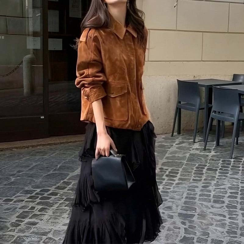 Kvinder elegant letvægtsjakke med oversized snit og praktiske lommer Stilla