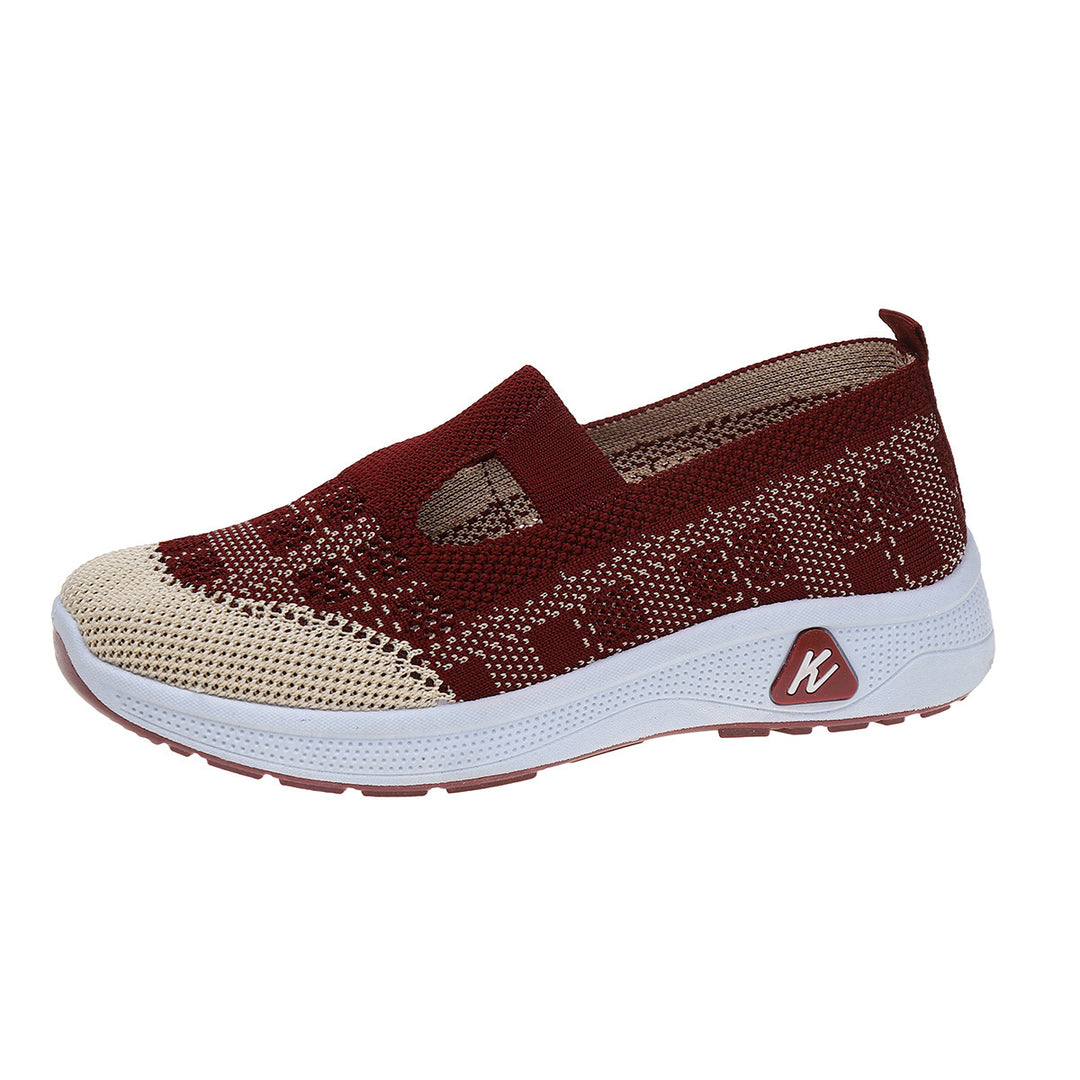 Dame Slip-On Sneakers med elastisk overdel Stilla