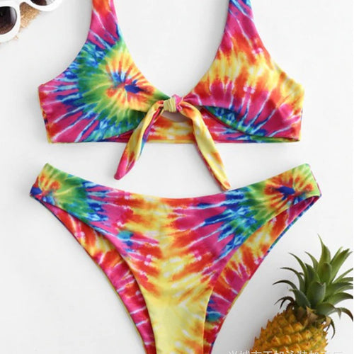 Dame Triangel-Bikini med legende knude-design og kvalitetsstof Skovae