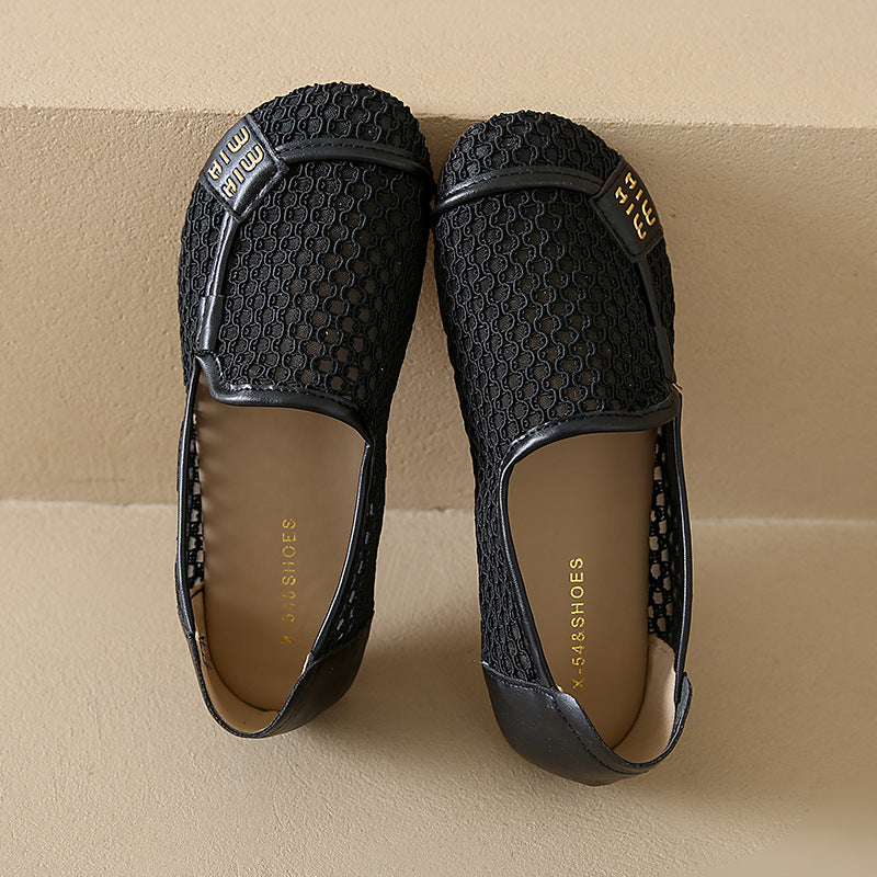 Dame netvæv slippers med komfortabel fodbedsdesign Stilla