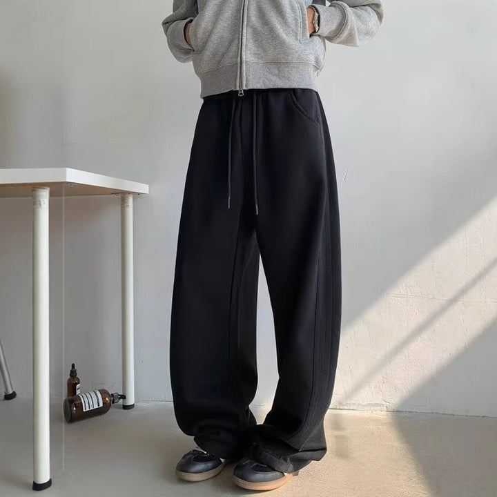 Herrer Behagelige Relaxed Fit Sweatpants med elastisk talje og praktiske lommer Stilla