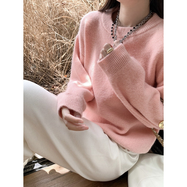 Kvinders komfortable strikket sweater med oversized snit Stilla