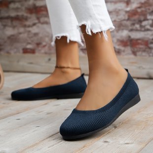 Damer elegante og komfortable ballerinaer med åndbart overmateriale Stilla