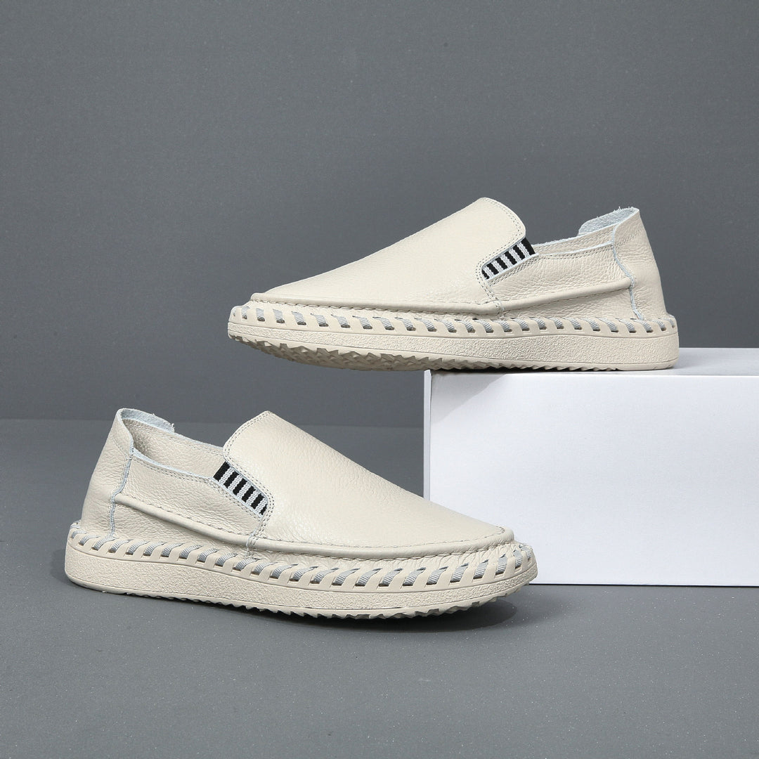 Femme Behagelige Læder Slipper Flats Stilla