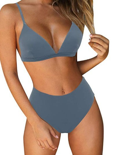 Femme Højskåret Trekant-Bikini-Sæt Stilla