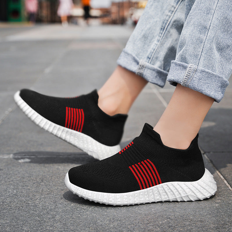 Herrer Slip-On Striksport Sneakers Stilla